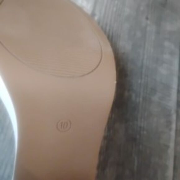 Dream Paris Women's Size 10 Faux White Leather Platform Heels - NWT - Picture 5 of 11